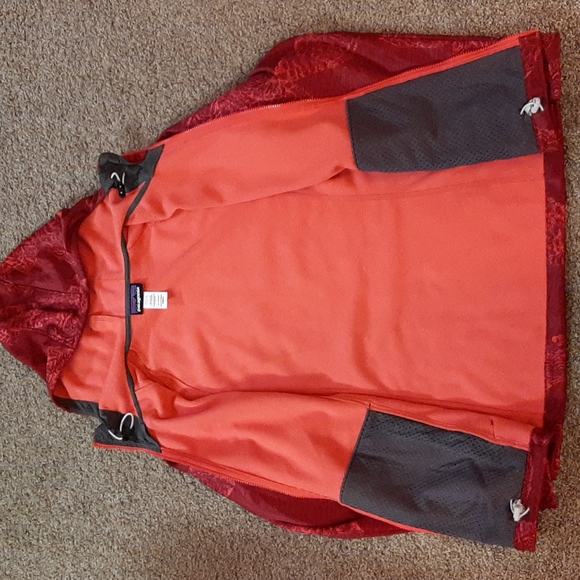 Patagonia Slopestyle Hoody Peregrine Wax Red Large EUC - Picture 4 of 6